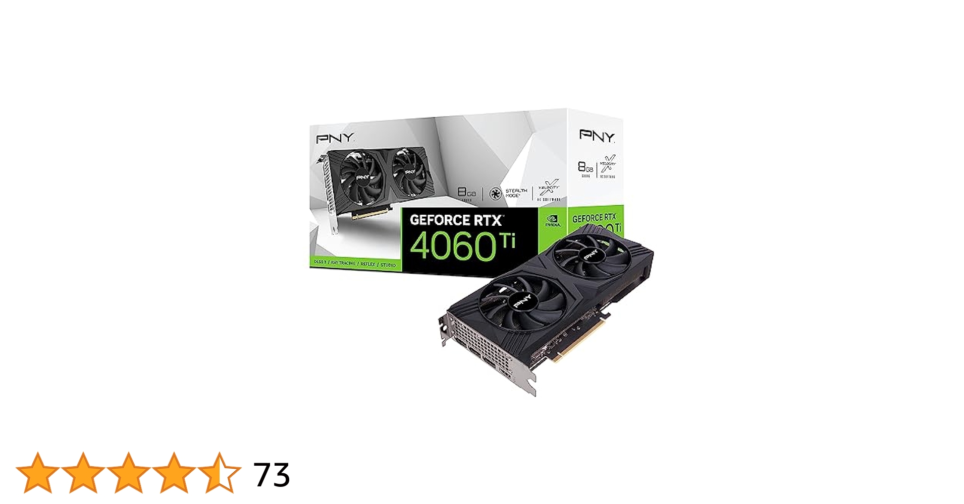 PNY RTX4060Ti 8G グラフィックボード Amazon | PNY GEFORCE RTX™ 4060 Ti 8GB XLR8 Gaming VERTO